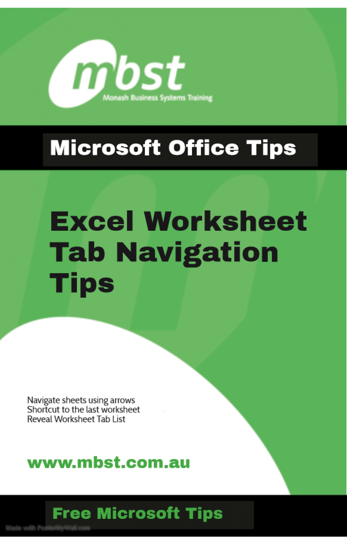 Excel Worksheet Tab Navigation Tips