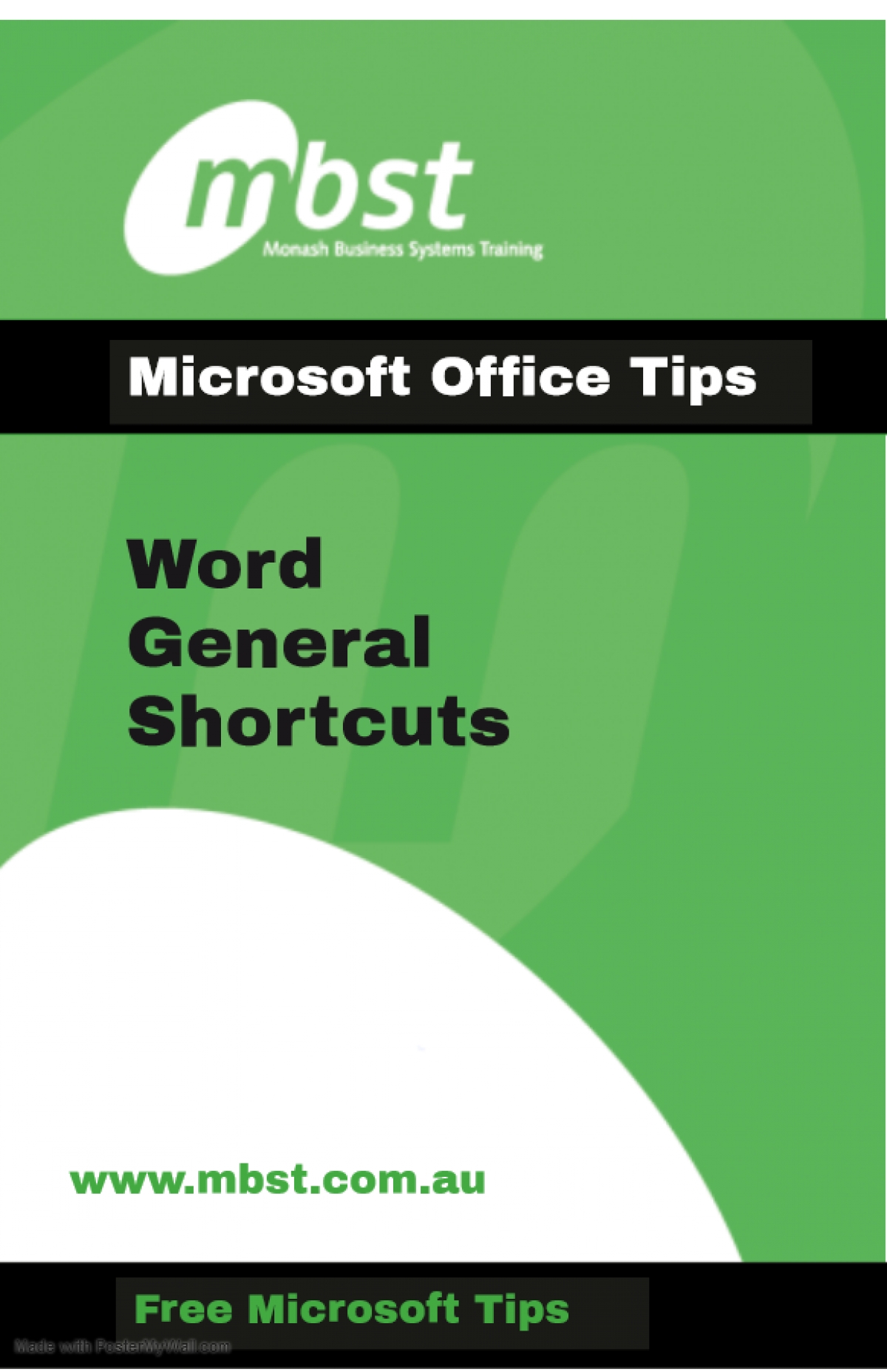 Word General Shortcuts